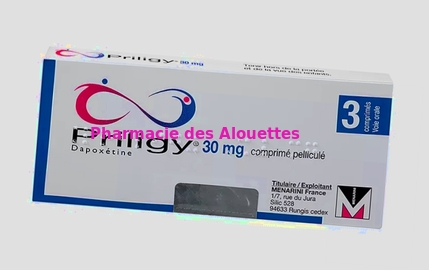 Priligy dapoxétine générique